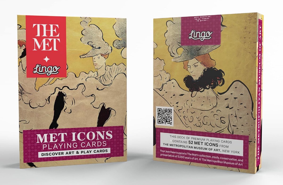 Lingo - De MET/The Metropolitan Museum of Art Collection of Icons x Ontdek kunst & 52 speel- en educatieve kaarten met belangrijke trivia | Leer de Kunsten van Icons x Ontdek kunst & woordenschat op een leuke en gemakkelijke manier